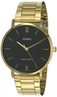 Casio Analog Black Dial Mens Watch-MTP-VT01G-1BUDF (A1777)