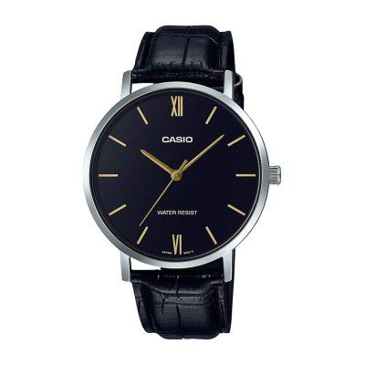 Casio Analog Black Dial Mens Watch-MTP-VT01L-1BUDF (A1615)