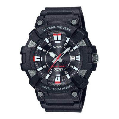 Casio Analog Black Dial Mens Watch-MW-610H-1AVDF