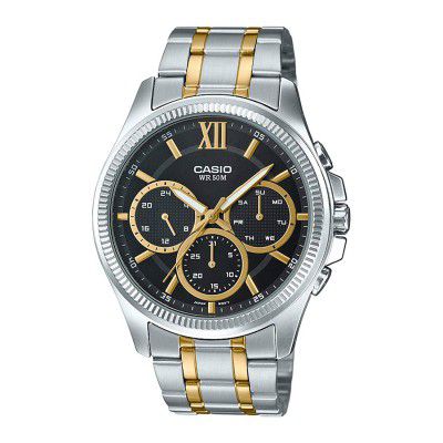 Casio Analog Black Dial Mens Watch-MTP-E315HSG-1AVIF (A1775)