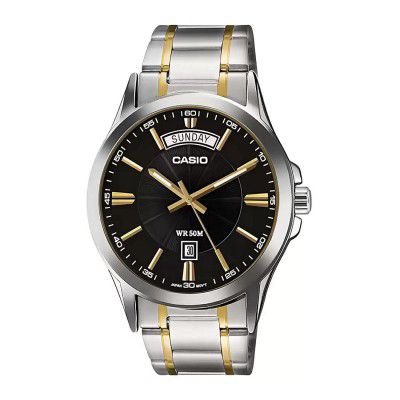 Casio Analog Black Dial Mens Watch-MTP-1381HG-1AVIF (A1769)