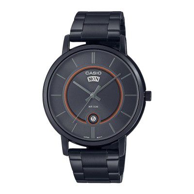 Casio Analog Black Dial Mens Watch-MTP-B120B-8AVDF