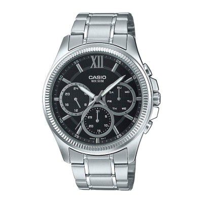 Casio Analog Black Dial Mens Watch-MTP-E315HD-1AVIF (A1772)