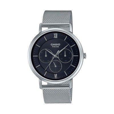 Casio Analog Black Dial Mens Watch-MTP-B300M-1AVDF