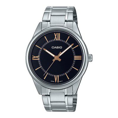 Casio Analog Black Dial Mens Watch-MTP-V005D-1B5UDF