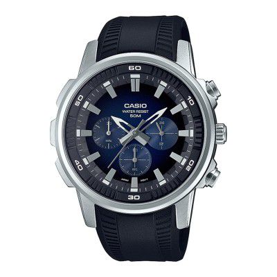Casio Analog Blue Dial Mens Watch-MTP-E505-2AVDF