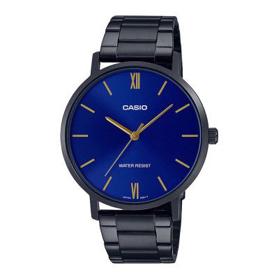 Casio Analog Blue Dial Mens Watch-MTP-VT01B-2BUDF