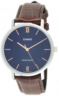 Casio Analog Blue Dial Mens Watch-MTP-VT01L-2BUDF (A1616)
