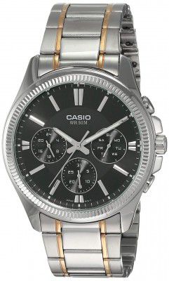 Casio Analog Blue Dial Mens Watch-MTP-1375HRG-1AVIF (A1658)