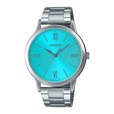 Casio Analog Blue Dial Mens Watch-MTP-E600D-2BDF