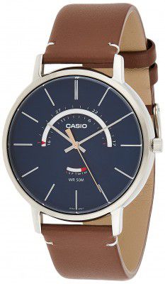 Casio Analog Blue Dial Mens Watch-MTP-B105L-2AVDF