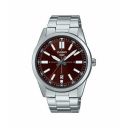Casio Analog Brown Dial Mens Watch-MTP-VD02D-5EUDF...