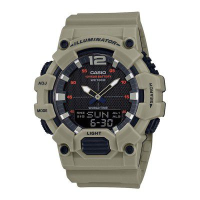 Casio Analog-Digital Black Dial Mens Watch-HDC-700-3A3VDF (D179)