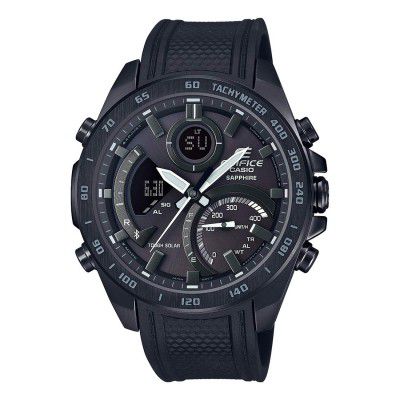 Casio Analog-Digital Black Dial Mens Watch-ECB-900PB-1ADR (EX515)