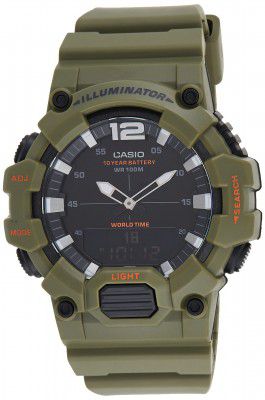 Casio Analog-Digital Black Dial Mens Watch-HDC-700-3A2VDF (D178)