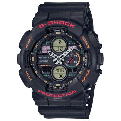 Casio Analog-Digital Black Dial Mens Watch-GA-140-1A4DR (G976)