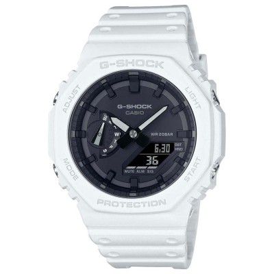 Casio Analog-Digital Black Dial Mens Watch-GA-2100-7ADR