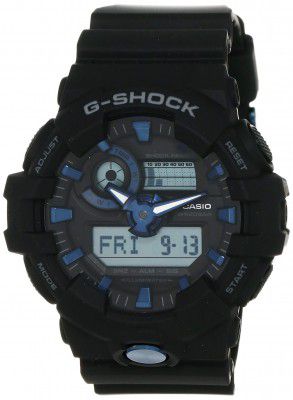 Casio Analog-Digital Black Dial Mens Watch-GA-710B-1A2DR (G872)