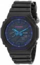 Casio Analog-Digital Black Dial Mens Watch-GA-2100VB-1ADR...