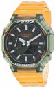 Casio Analog-Digital Gray Dial Mens Watch-GA-2100HC-4ADR...