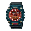 Casio Analog-Digital Orange Dial Mens Watch-GA-900DBR-3ADR...