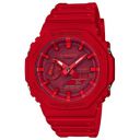 Casio Analog-Digital Red Dial Mens Watch-GA-2100-4ADR (G988)...