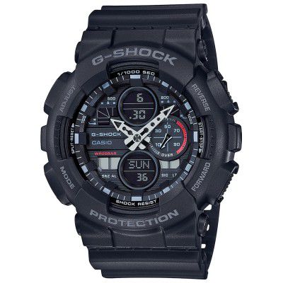 Casio Analog-Digital Black Dial Mens Watch-GA-140-1A1DR (G975)