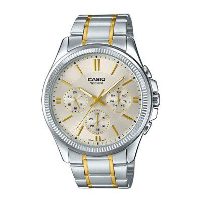 Casio Analog Silver Dial Mens Watch-MTP-1375HSG-9AVIF (A1657)