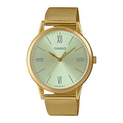 Casio Analog Silver Dial Mens Watch-MTP-E600MG-9BDF