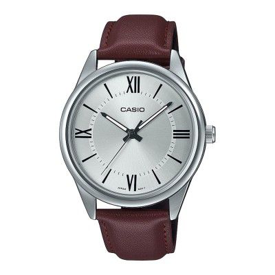 Casio Analog Silver Dial Mens Watch-MTP-V005L-7B5UDF