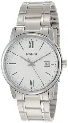Casio Analog White Dial Mens Watch-MTP-V002D-7B3UDF