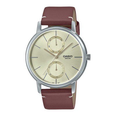 Casio Analog White Dial Mens Watch-MTP-B310L-9AVDF