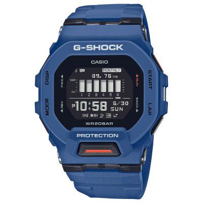 Casio Digital Black Dial Mens Watch-GBD-200-2DR