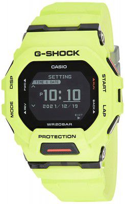 Casio Digital Black Dial Mens Watch-GBD-200-9DR