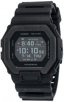 Casio Digital Gray Dial Mens Watch-GBX-100NS-1DR