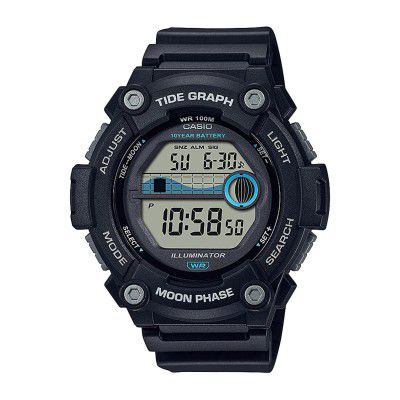 Casio Digital Gray Dial Unisex-Adult Watch-WS-1300H-1AVDF