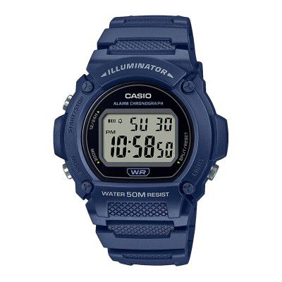 Casio Digital Gray Dial Unisexs Watch-W-219H-2AVDF