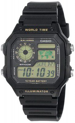 Casio Digital Mens Watch-AE-1200WH-1BVDF (D098)