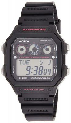 Casio Digital Mens Watch-AE-1300WH-4AVDF (D108)