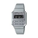 Casio Digital Silver Dial Unisexs Watch-A100WE-7BDF...