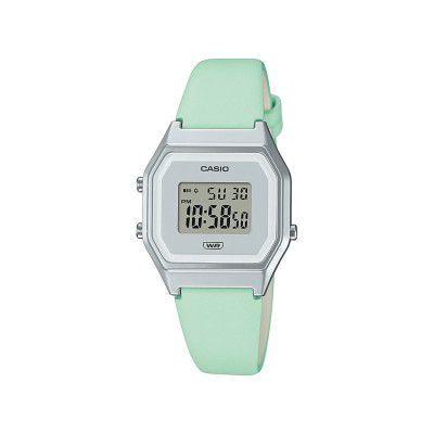 Casio Digital White Dial Unisexs Watch-LA680WEL-3DF