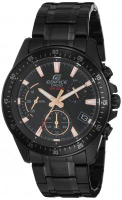 Casio Edifice Analog Black Dial Mens Watch-EFV-540DC-1BVUDF (EX415)