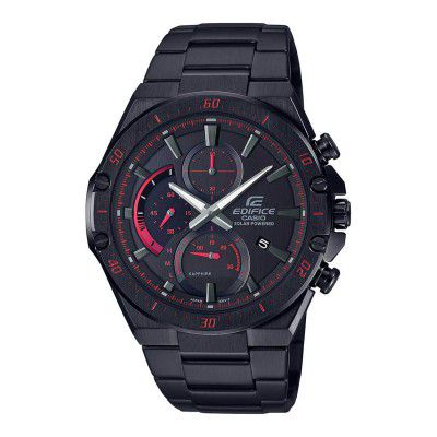 Casio Edifice Analog Black Dial Mens Watch-EFS-S560DC-1AVUDF (ED499)