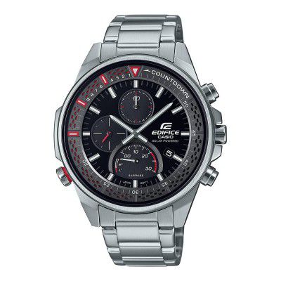 Casio Edifice Analog Black Dial Mens Watch-EFS-S590D-1AVUDF