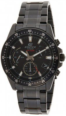 Casio Edifice Analog Black Dial Mens Watch-EFV-540DC-1AVUDF (EX414)