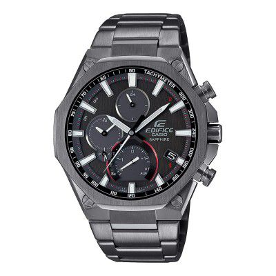 Casio Edifice Analog Black Dial Mens Watch-EQB-1100DC-1ADR