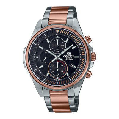 Casio Edifice Analog Black Dial Mens Watch-EFR-S572GS-1AVUDF