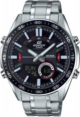 Casio Edifice Analog-Digital Black Dial Mens Watch-EFV-C100D-1AVDF (EX438)