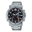 Casio Edifice Analog-Digital Black Dial Mens Watch-ECB-20D-1ADF...