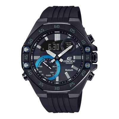 Casio Edifice Bluetooth Connect Analog-Digital Black Dial Mens Watch-ECB-10PB-1ADF (ED496)